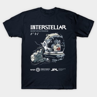 Interstellar Wormhole Handshake T-Shirt